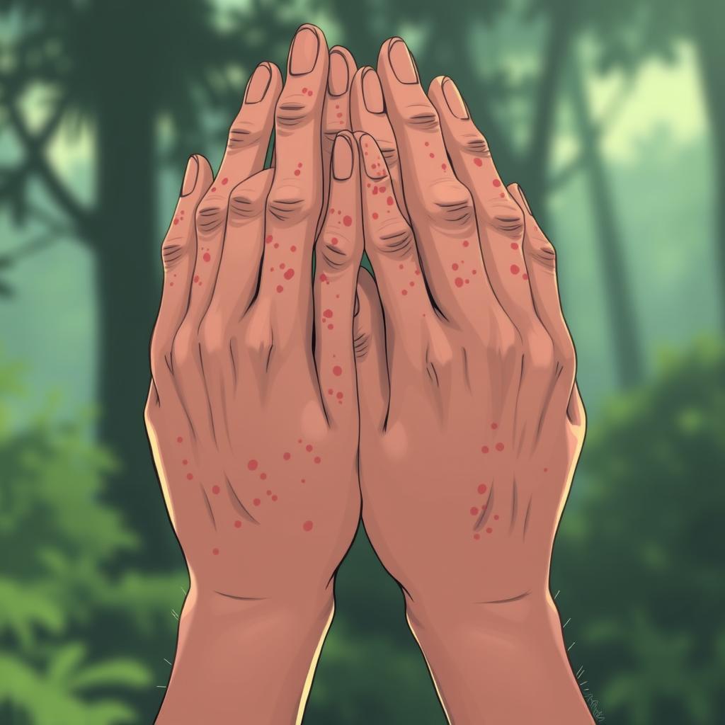 Download Anime Hands Are Covered