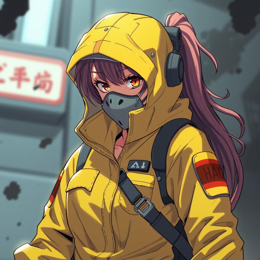 Download Anime Hazmat Suit Girl