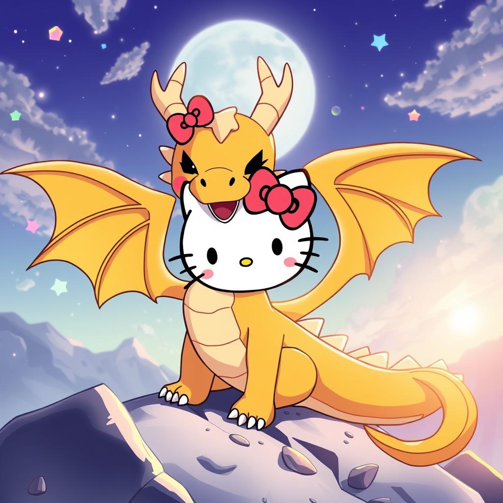 Download Anime Hello Kitty Dragon