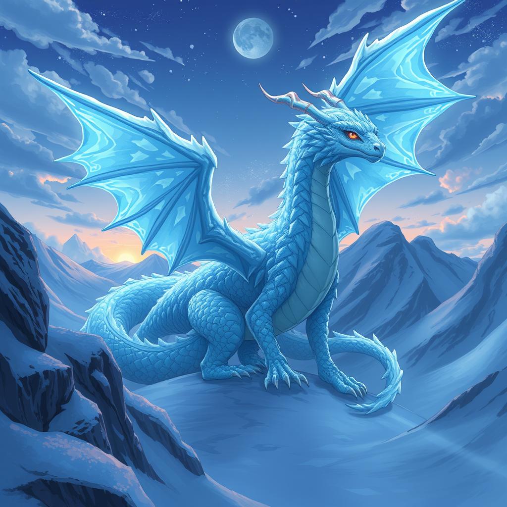 Download Anime Ice Dragon In