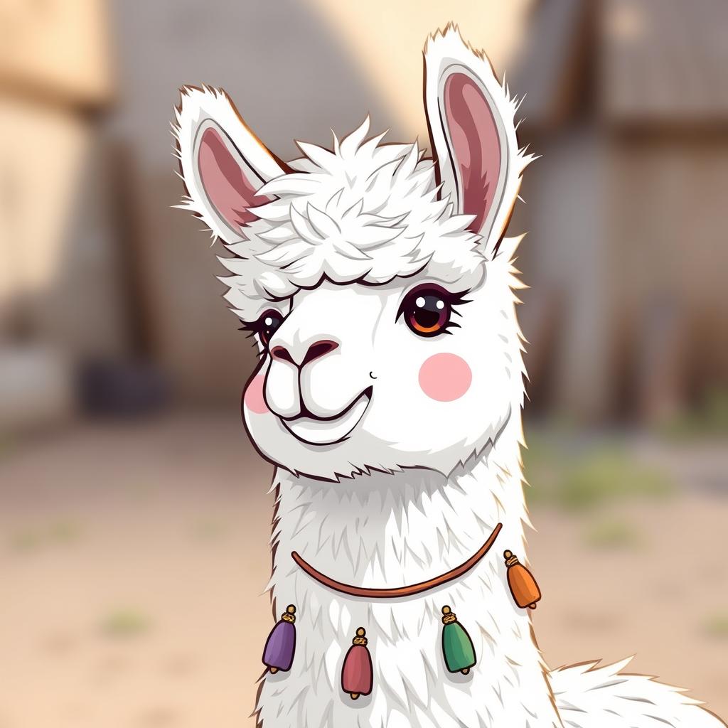 Download Anime Kawaii Peruvian Alpaca