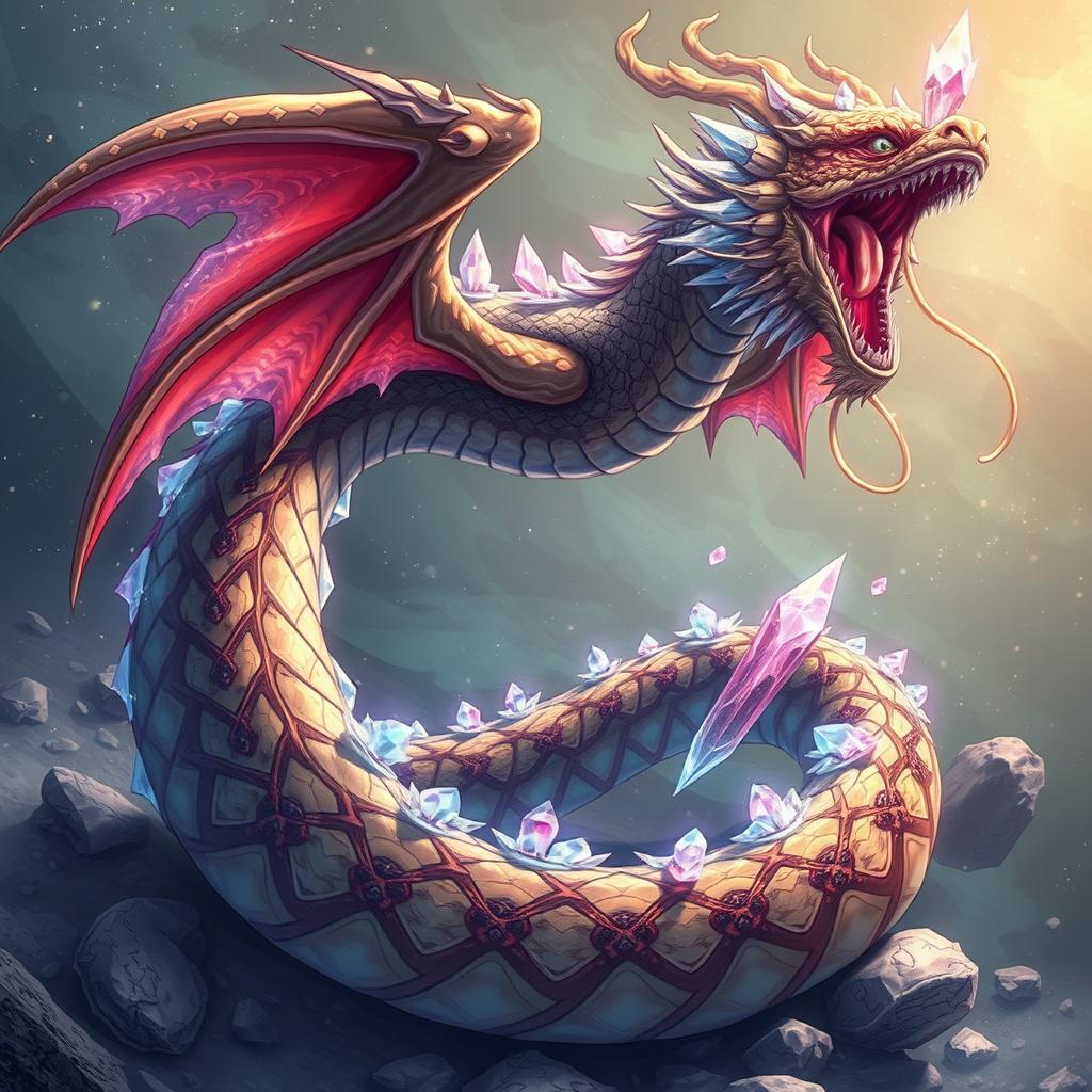 Download Anime Large Snakelike Dragon