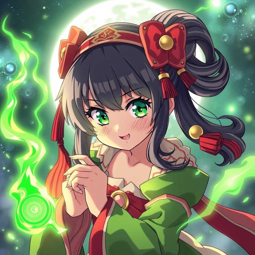 Download Anime Magical Girl Green