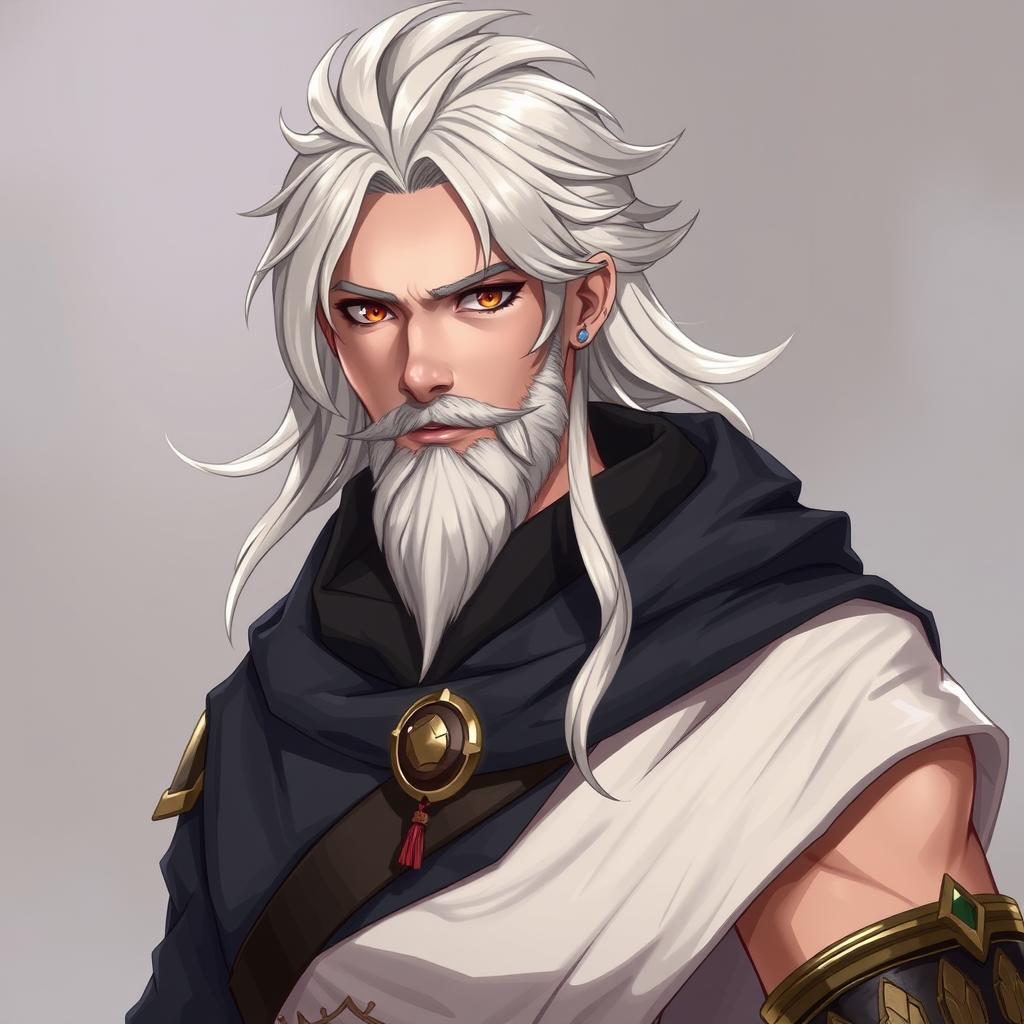 Download Anime Male Aasimar Monk