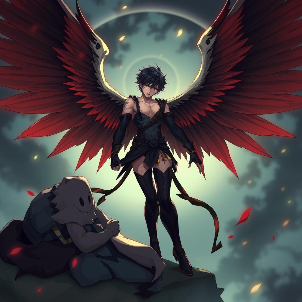 Download Anime Male Fallen Angel