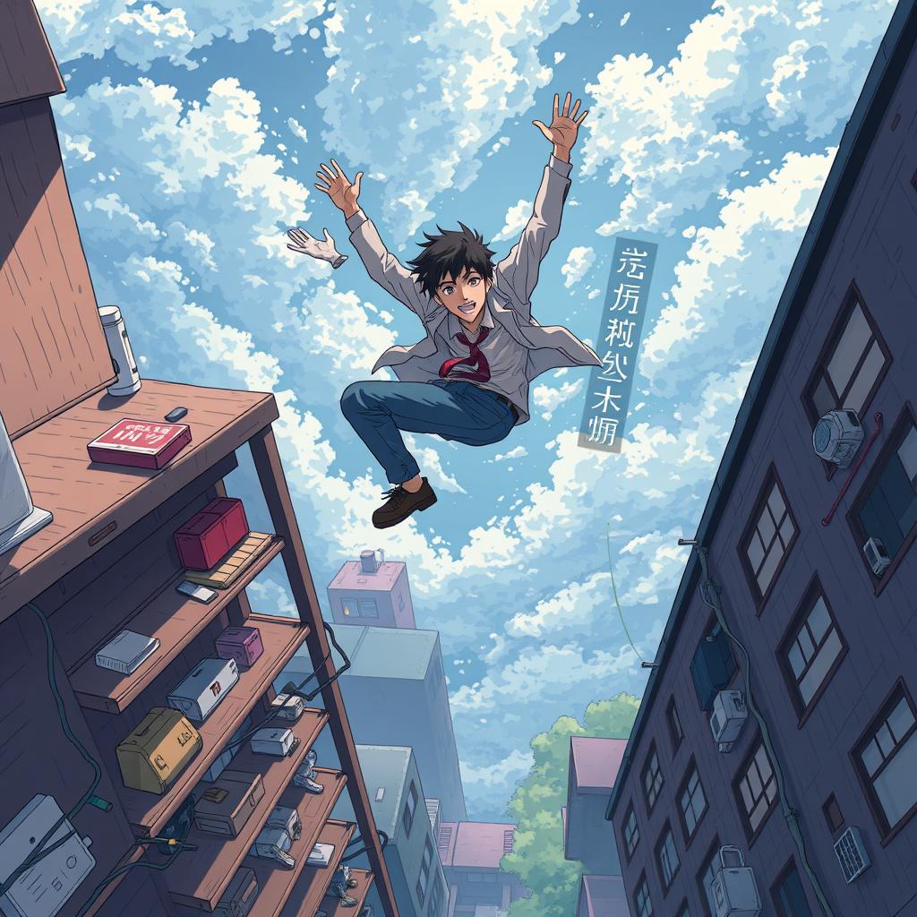 Download Anime Man Falling From