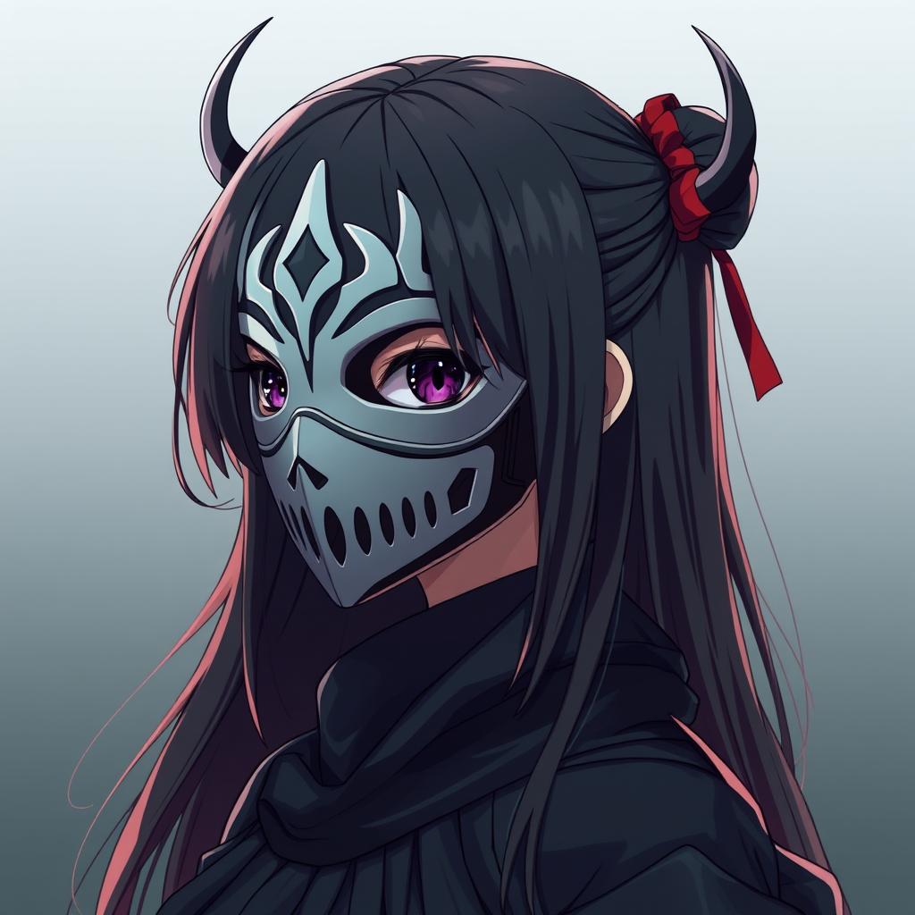 Download Anime Mask Dark Girl