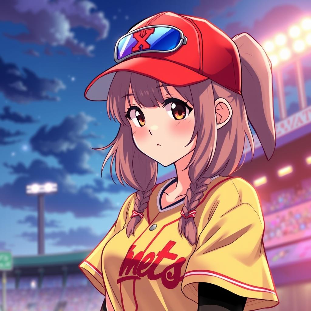 Download Anime Mets Baseball Girl