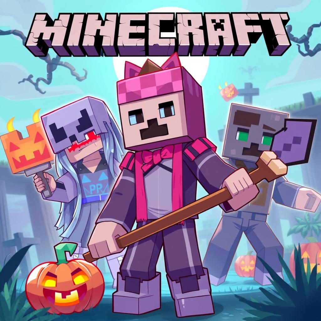 Download Anime Minecraft Halloween