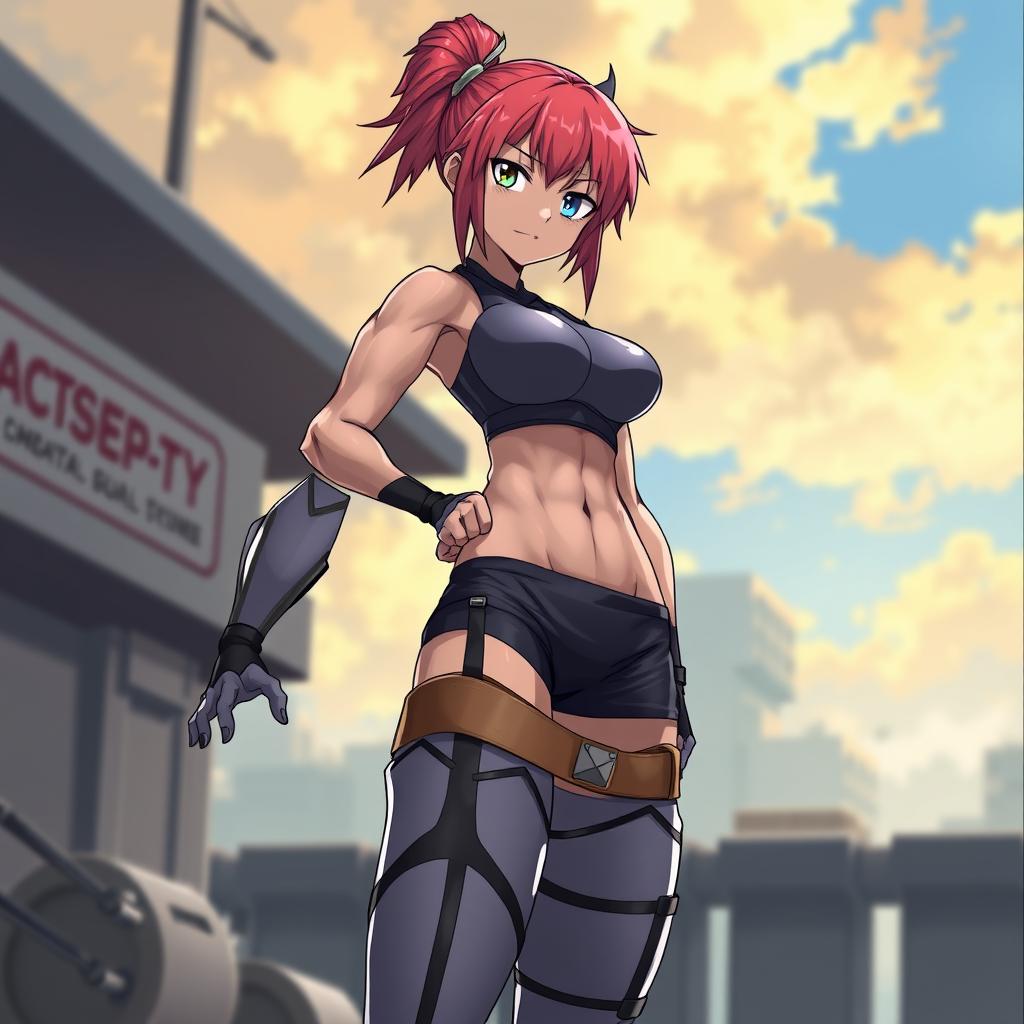 Download Anime Muscle Girl