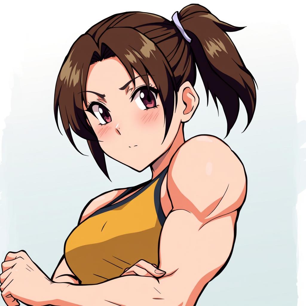 Download Anime Muscular Girl