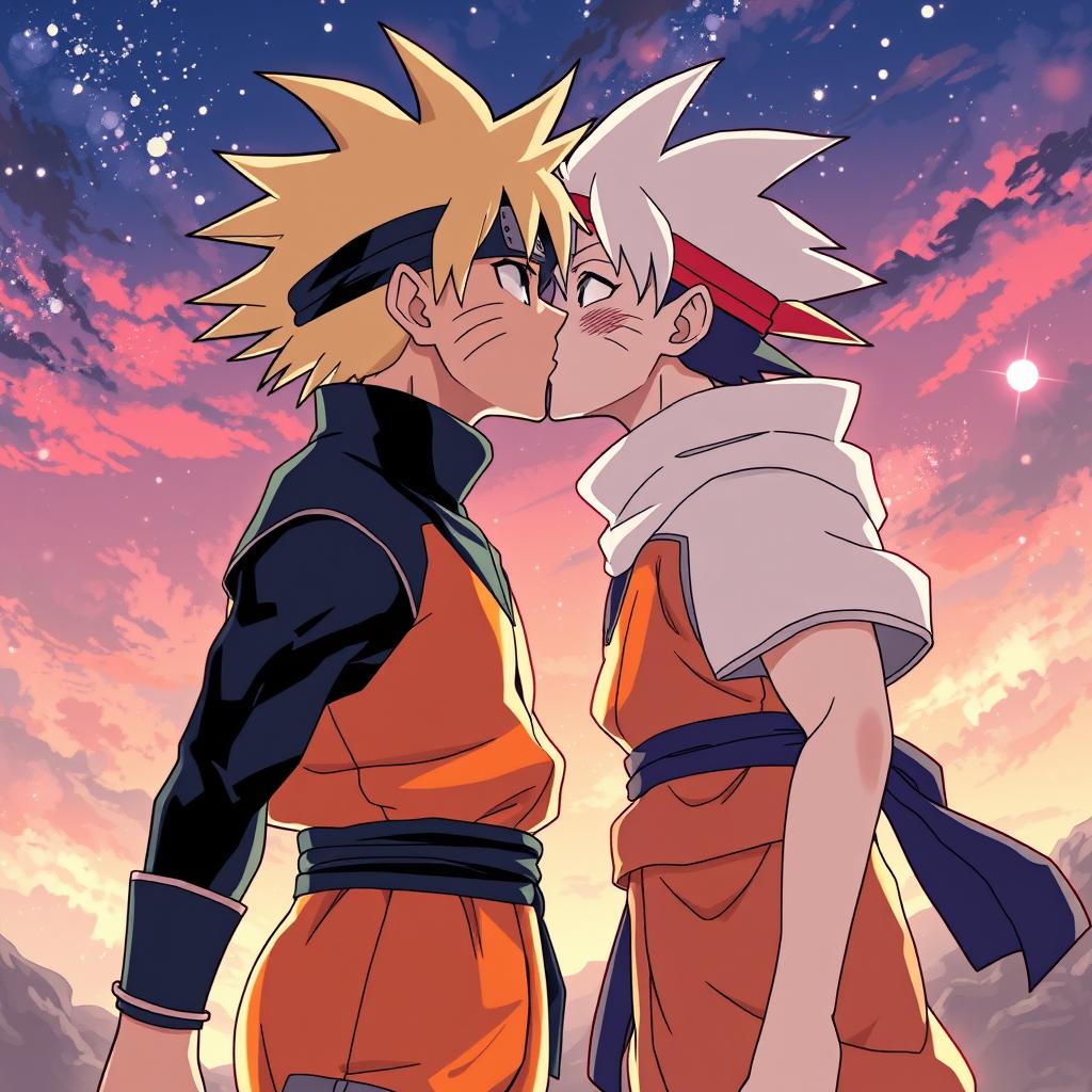 Download Anime Naruto Kissing Goku