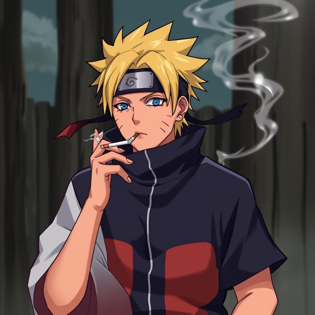 Download Anime Naruto Smokes Cigarette