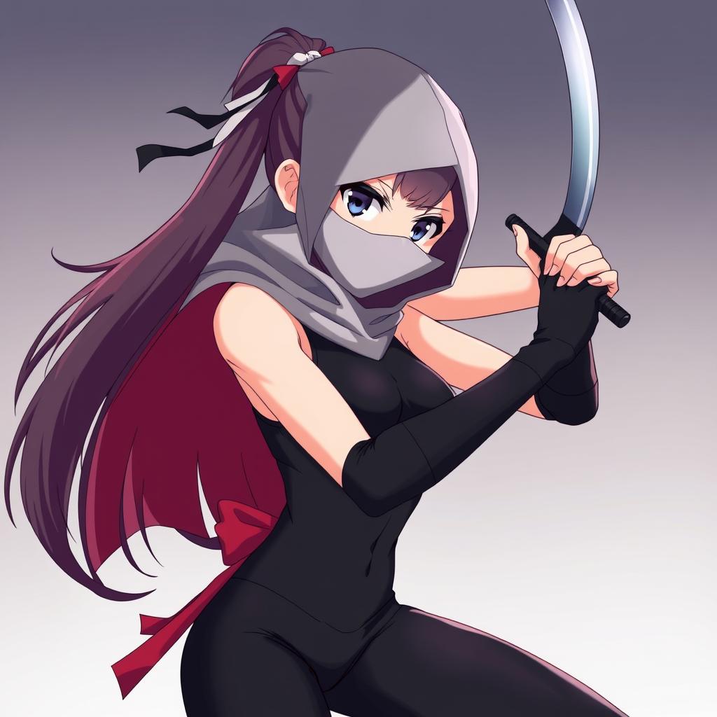 Download Anime Ninja Girl Spandex