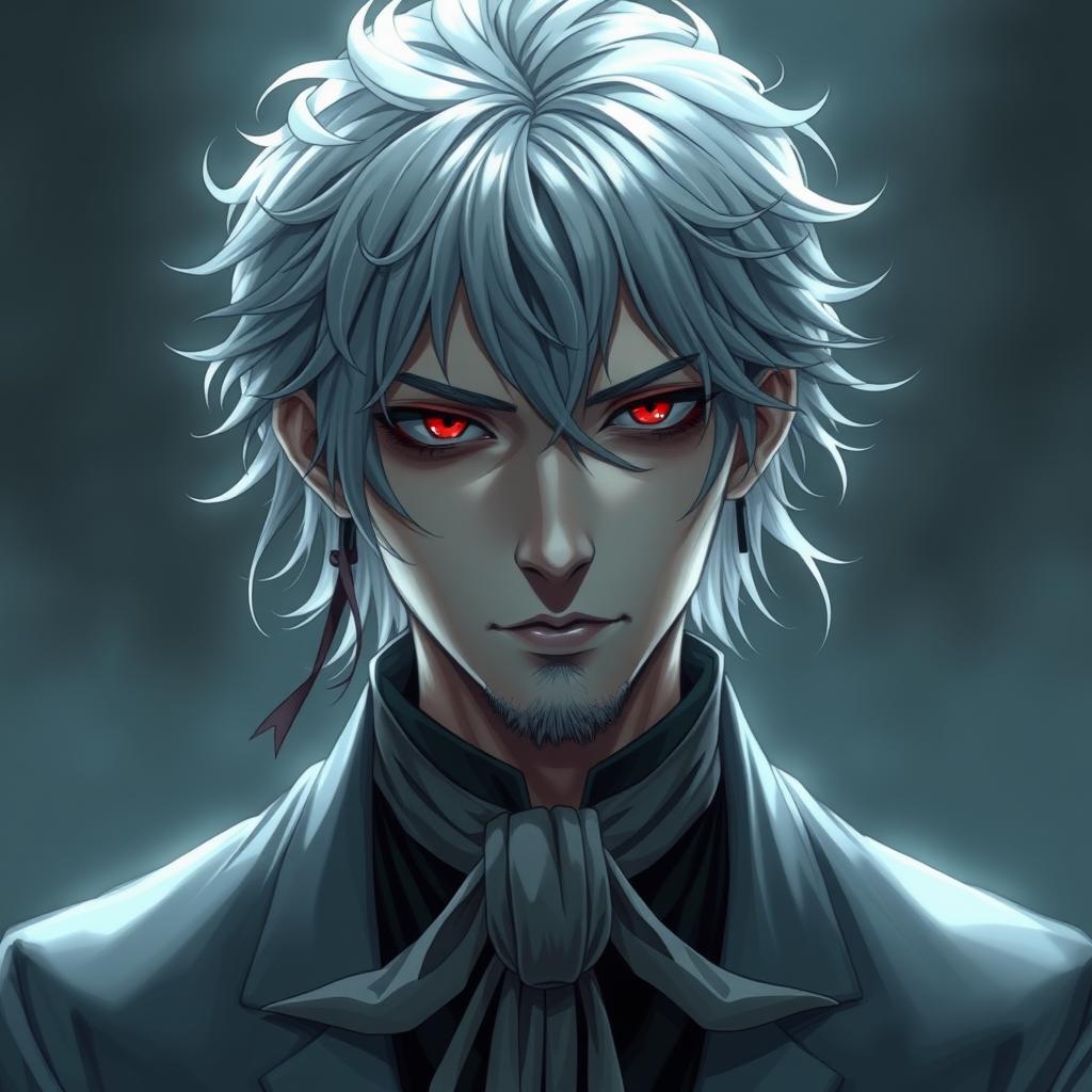 Download Anime Occult Grey Hair