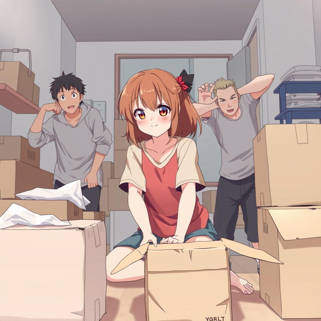 Download Anime One Girl Unpacking