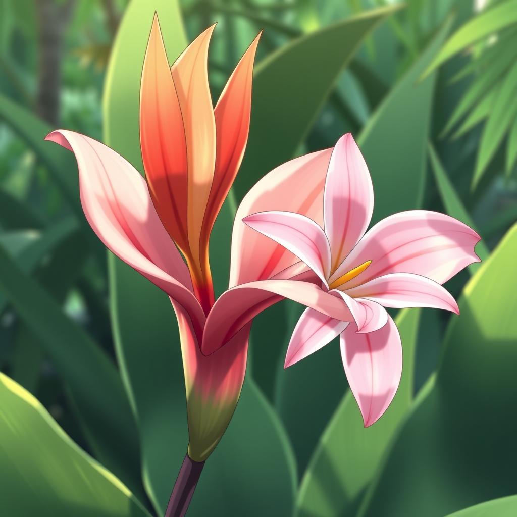 Download Anime Patuj Heliconia Rostrata