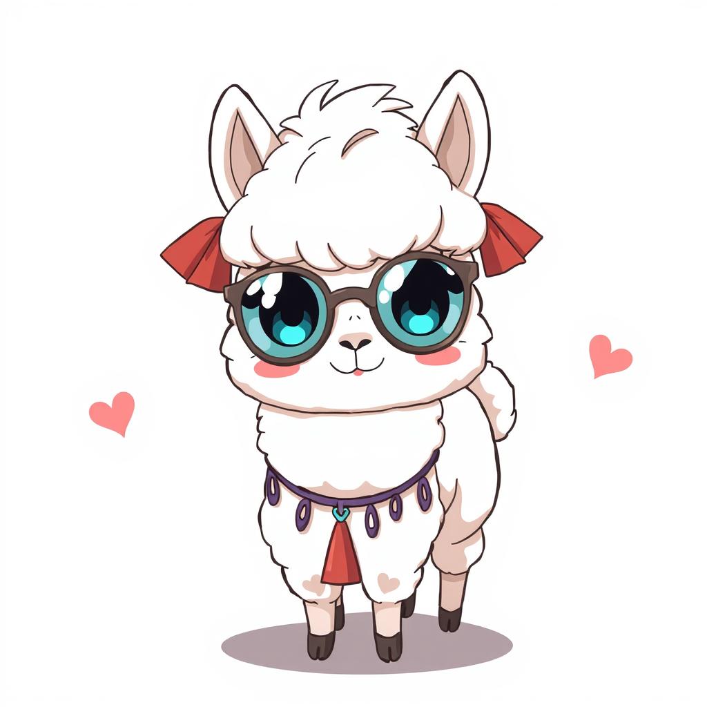 Download Anime Peruvian Alpaca Cute