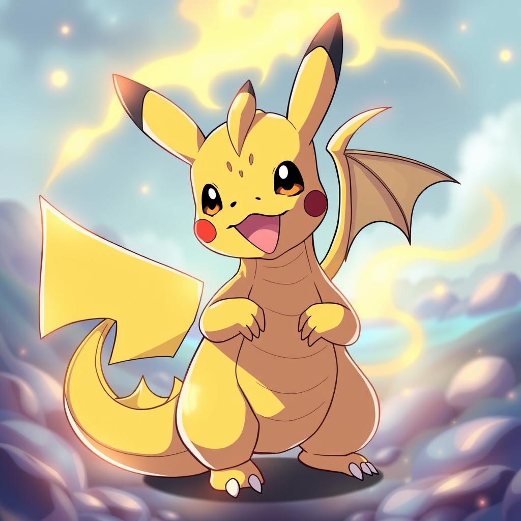 Download Anime Pikachu Dragon