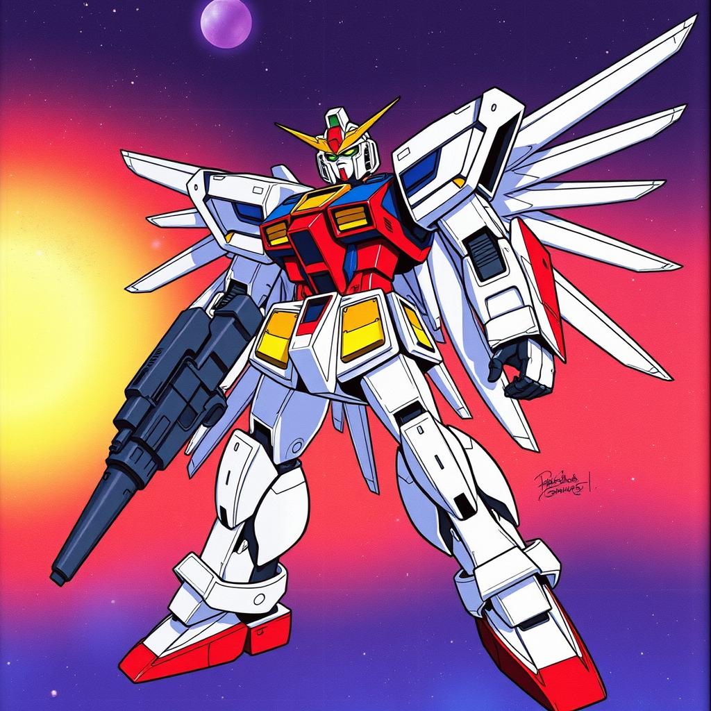 Download Anime Retro Gundam