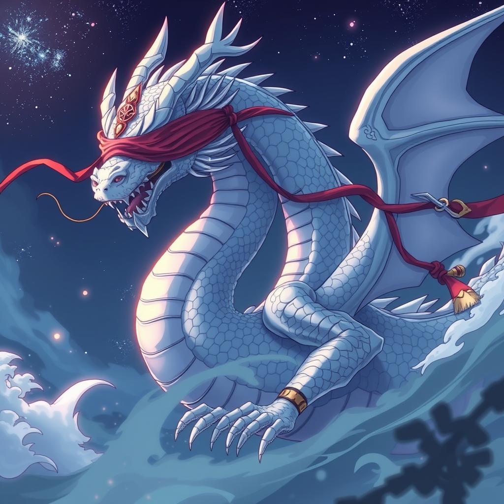 Download Anime Silver Dragon With