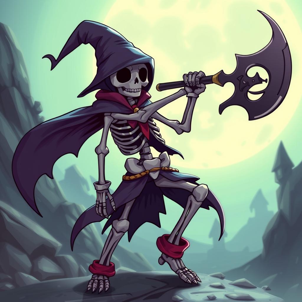 Download Anime Skeleton Mage