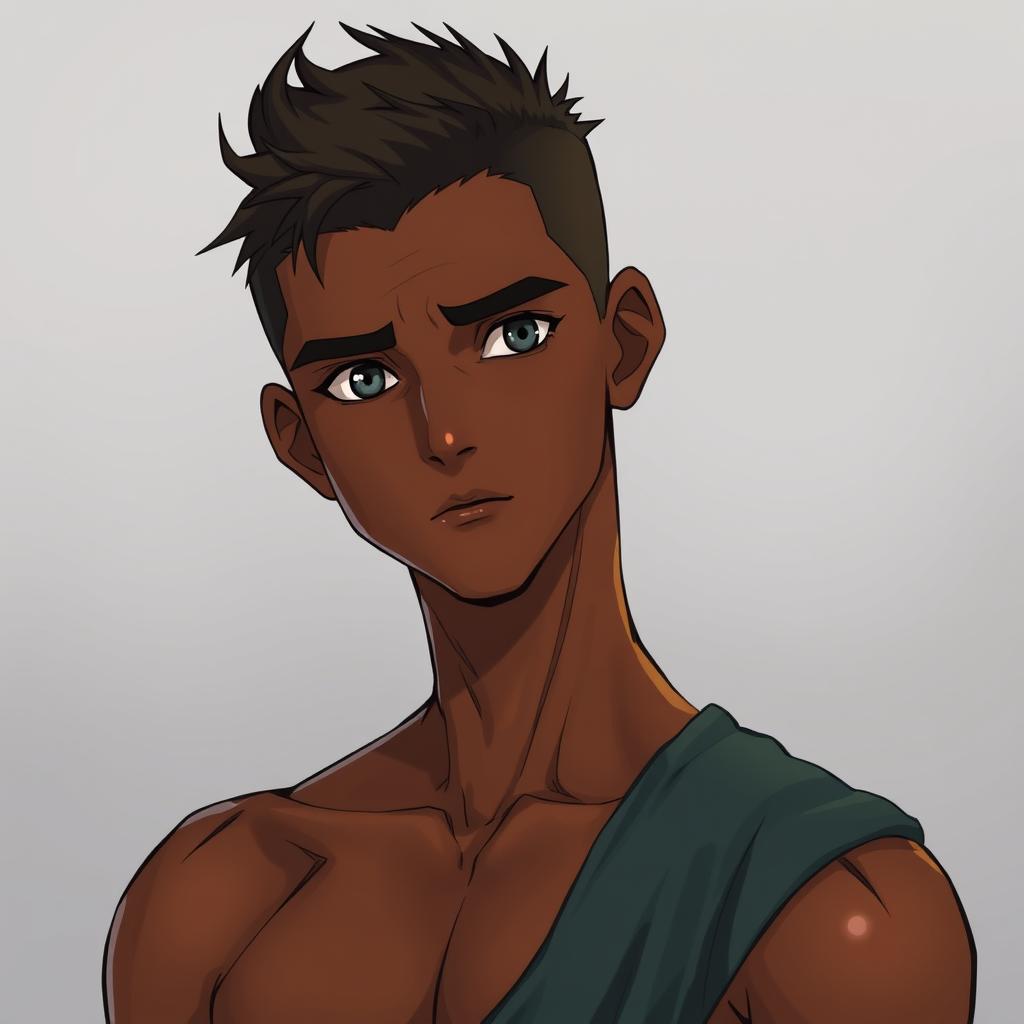 Download Anime Skinny Man Tanned