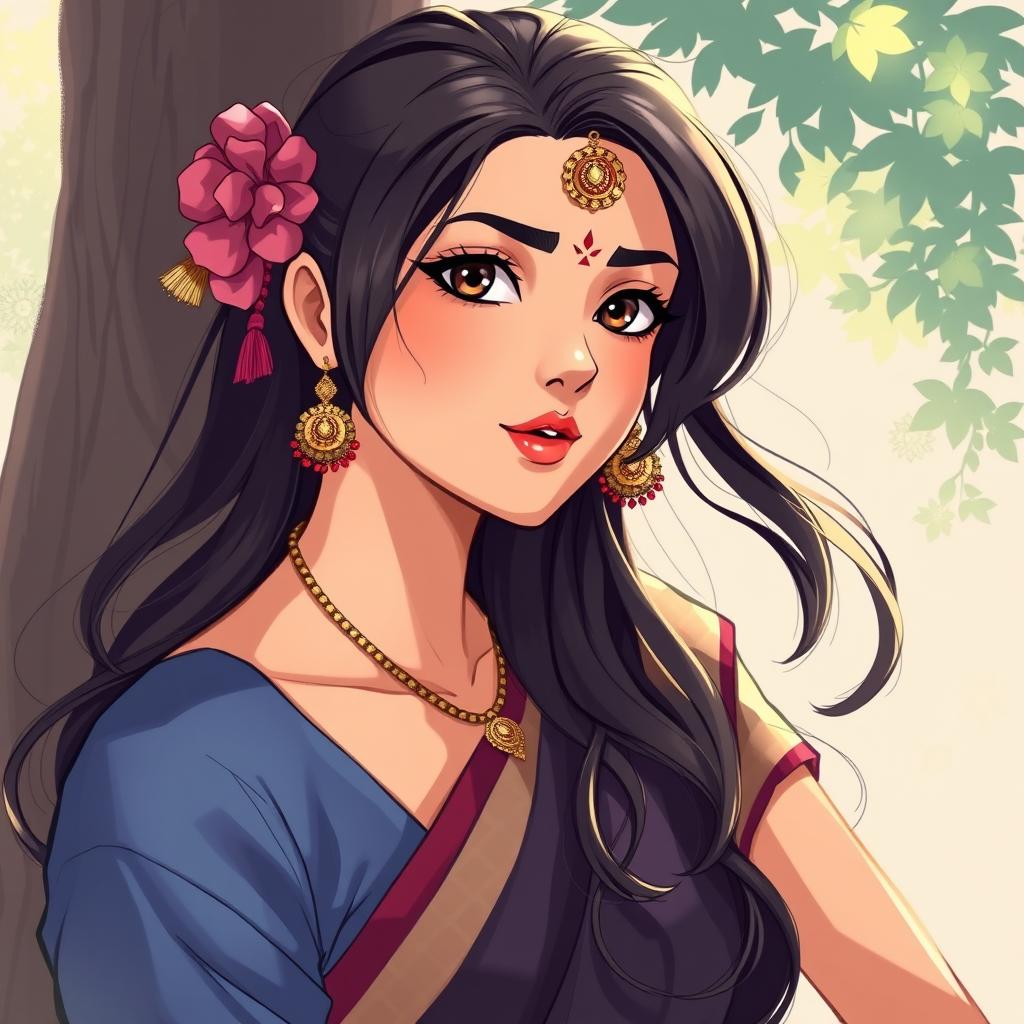 Download Anime South Indian Girl