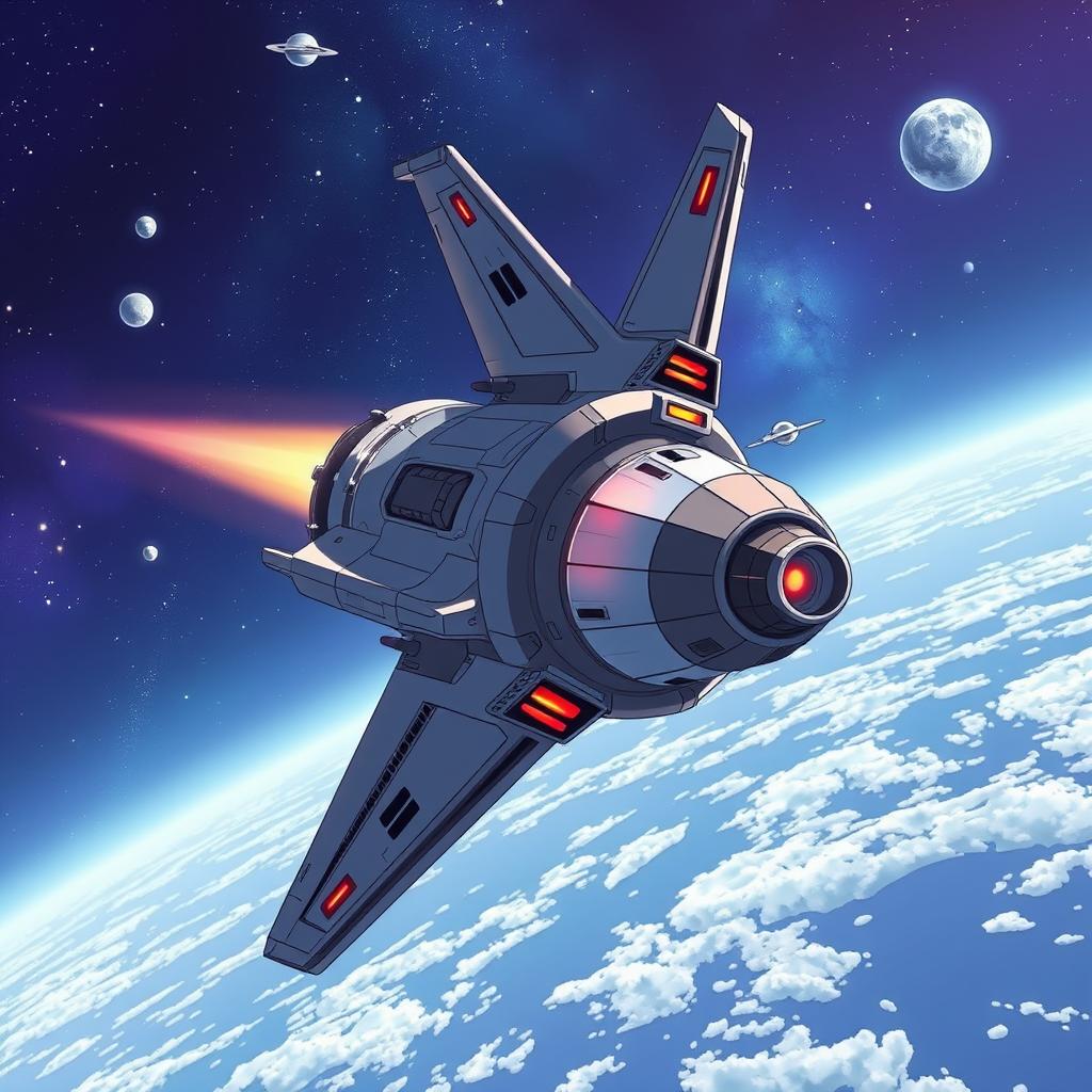 Download Anime Space Ship Shuttle