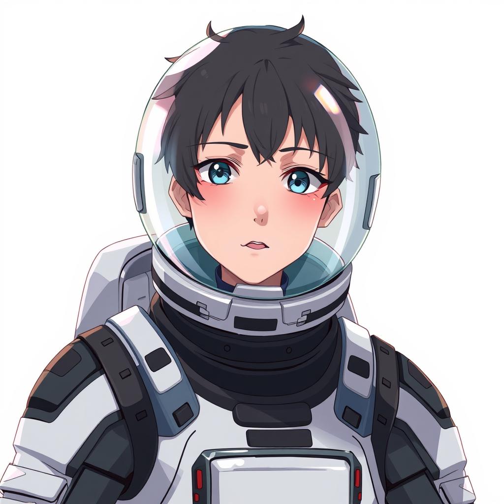 Download Anime Spacesuit Portrait 