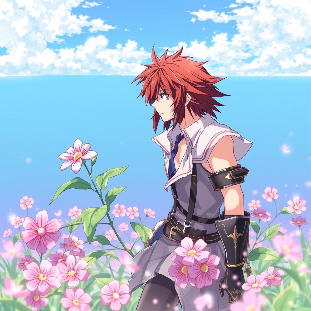 Download Anime Squall Leonhart Flower