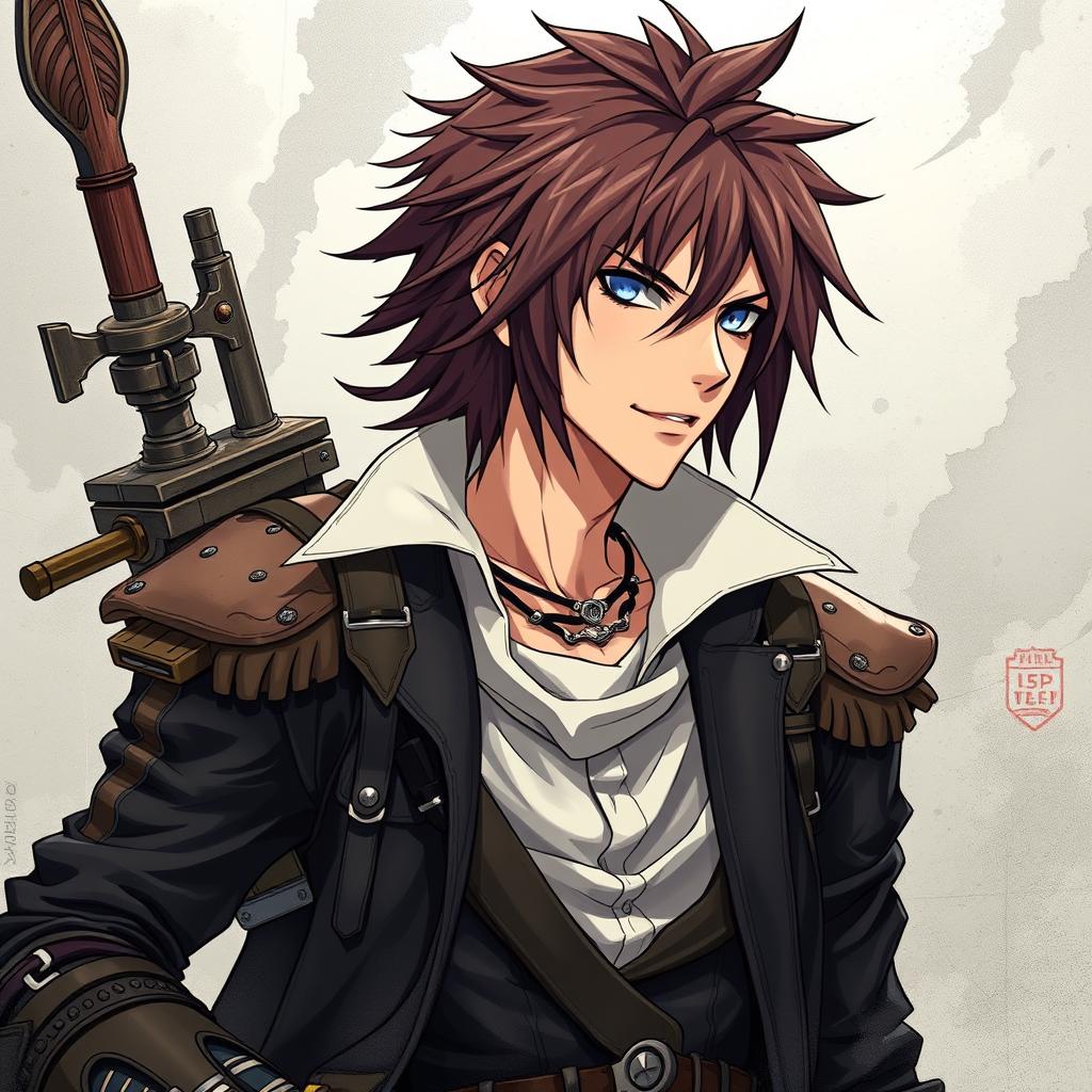 Download Anime Squall Leonhart Steampunk