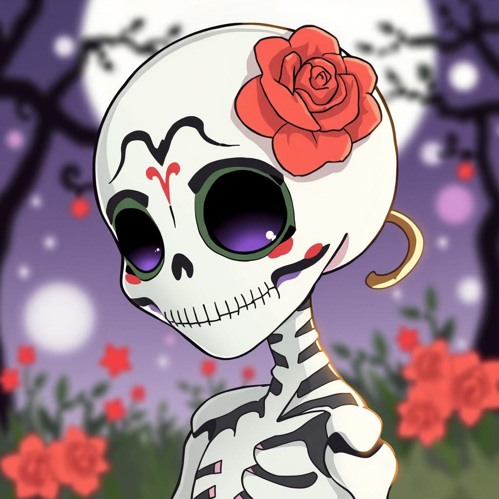 Download Anime Sugar Skull Cute