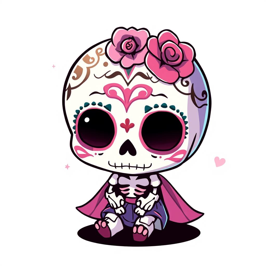 Download Anime Sugar Skull Cute