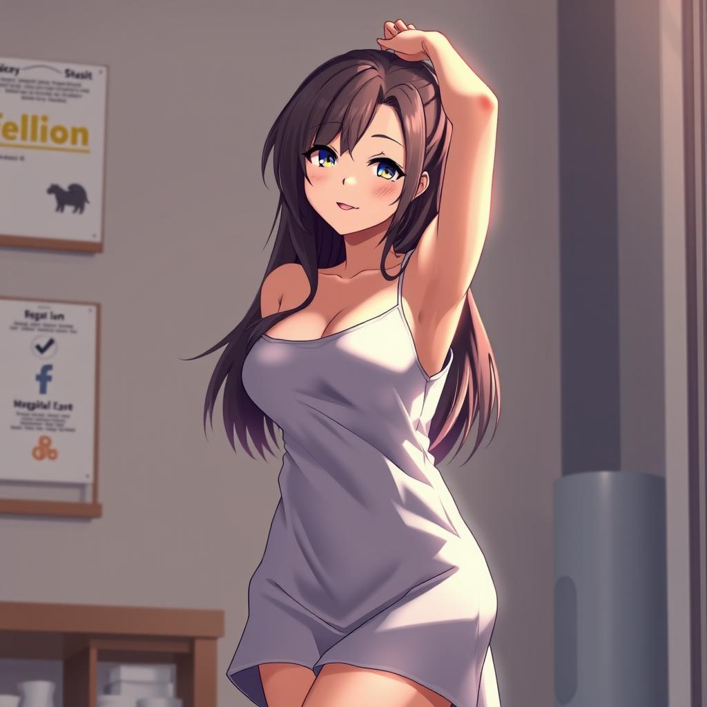 Download Anime Sweaty Beautiful Woman