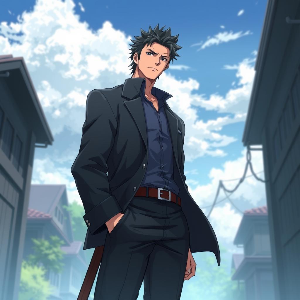 Download Anime Tall Serious Male