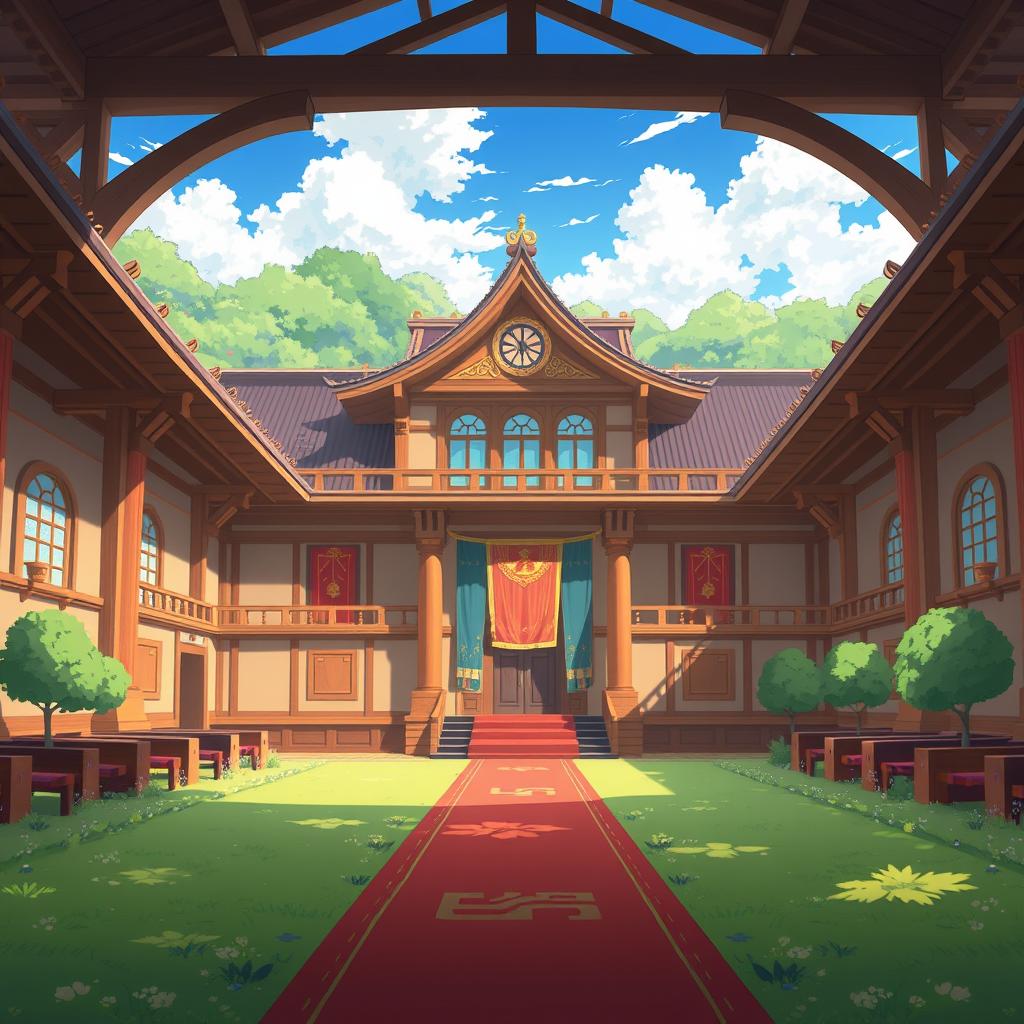 Download Anime Wide Big Hall