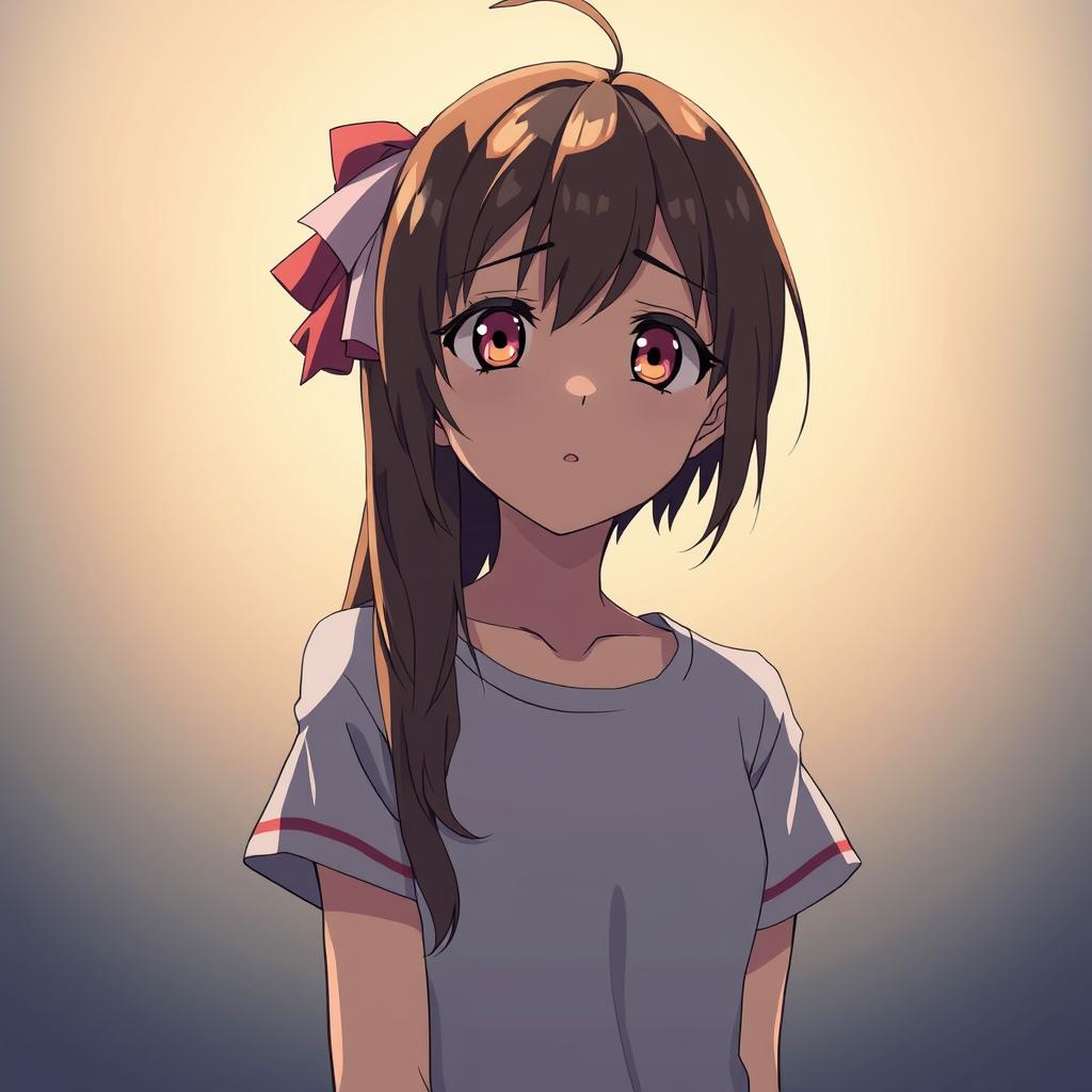 Download Anime Worried Anime Girl