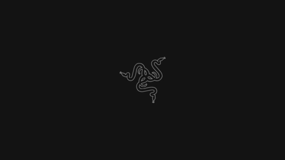 Download black Razer logo dark