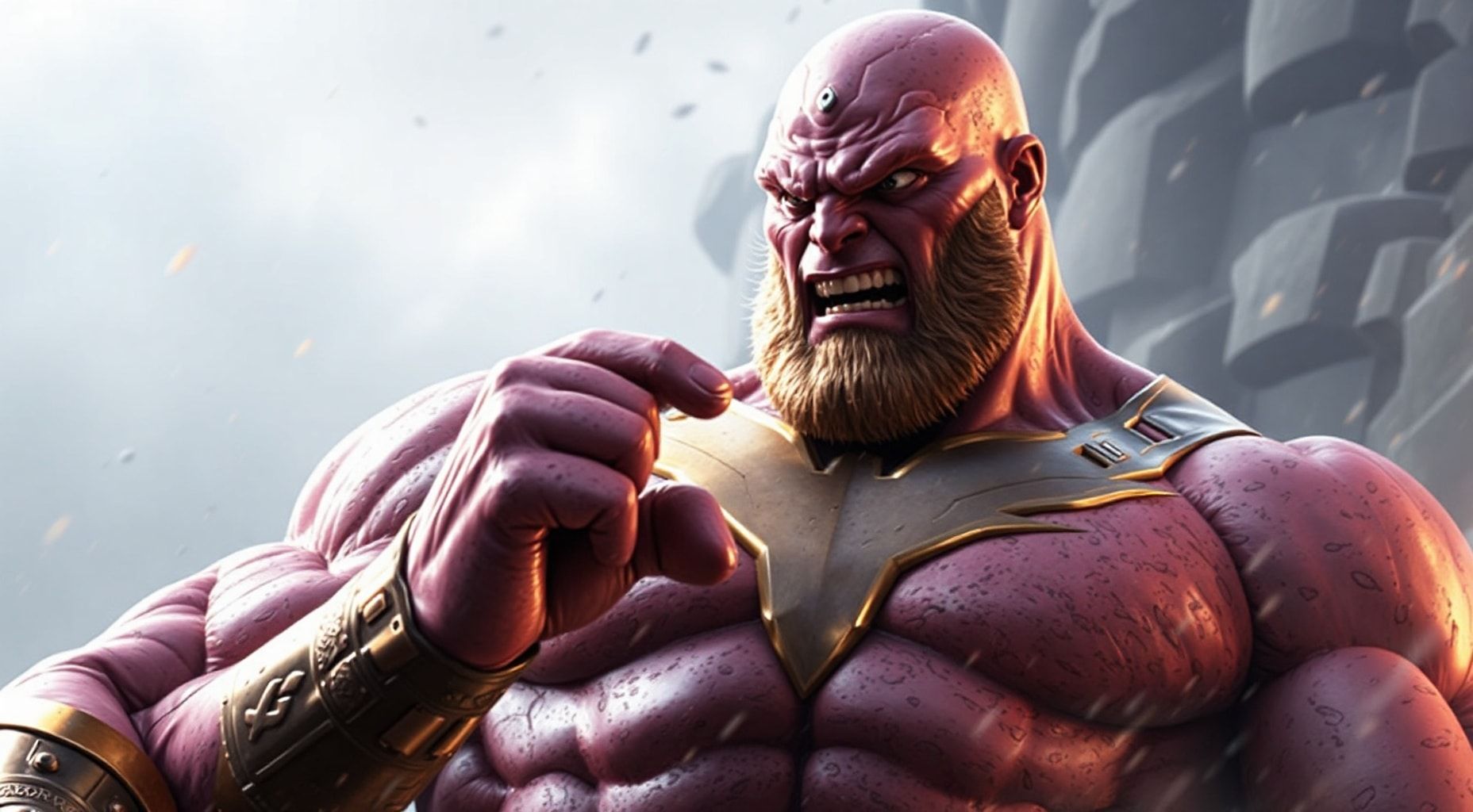 Download Brock Lesnar Fights Thanos