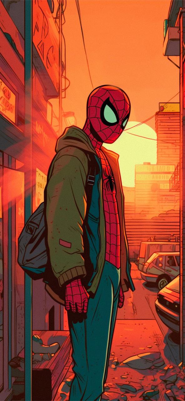 Download Spider Man In Jacket Aesthetic