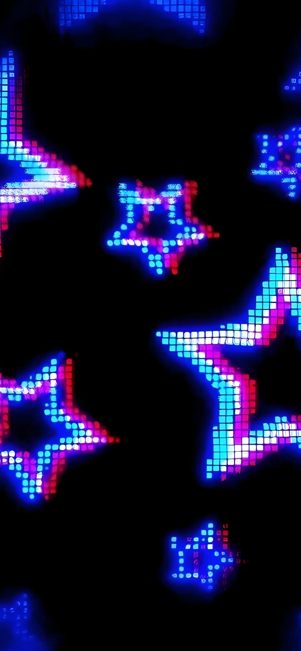 Download Neon Pixel Stars