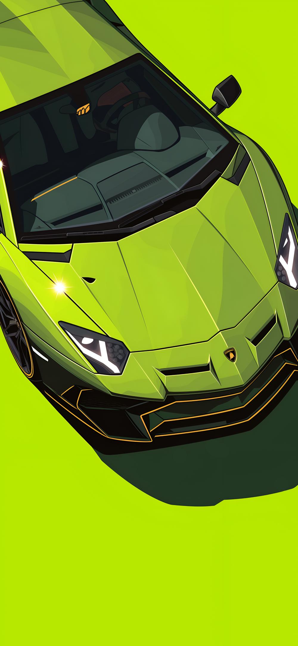 Download Lamborghini Veneno Green