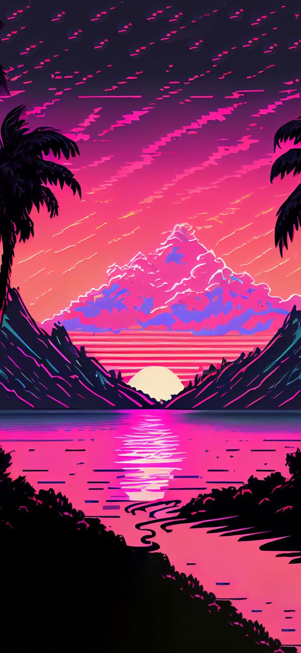 Download Vaporwave Sunset Gulf