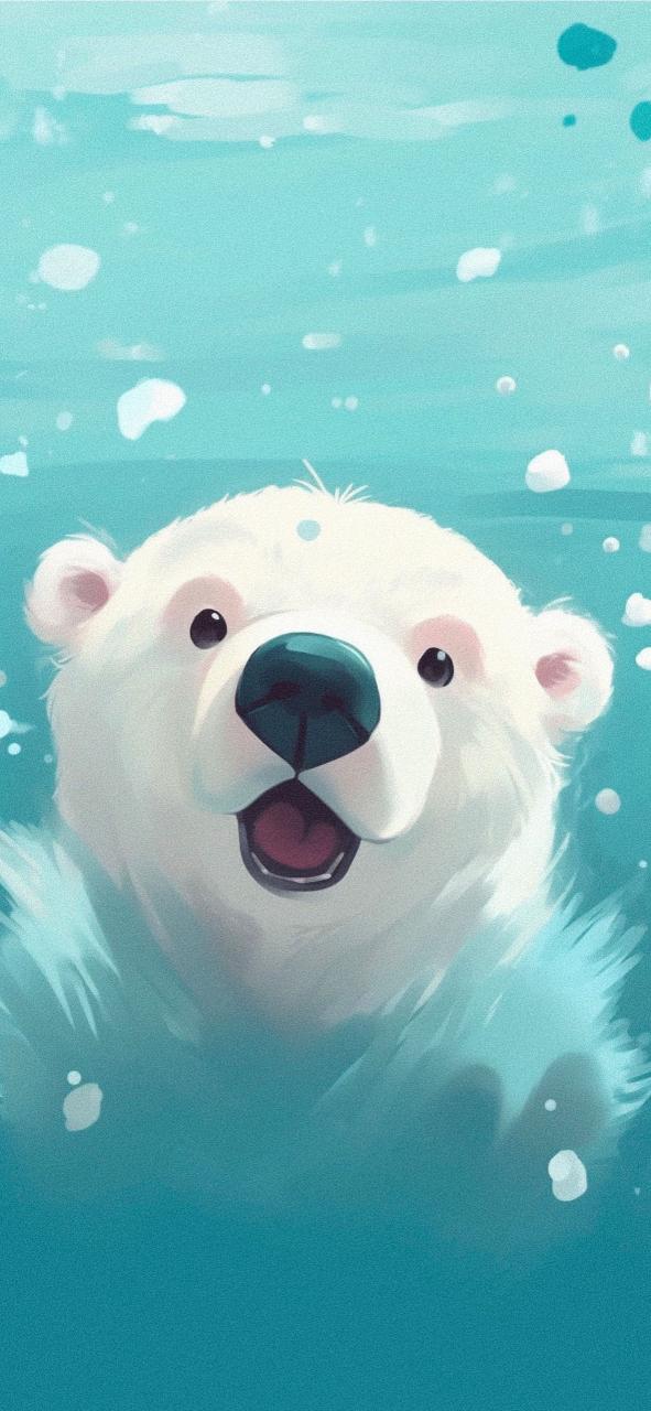 Download Polar Bear Cute Blue