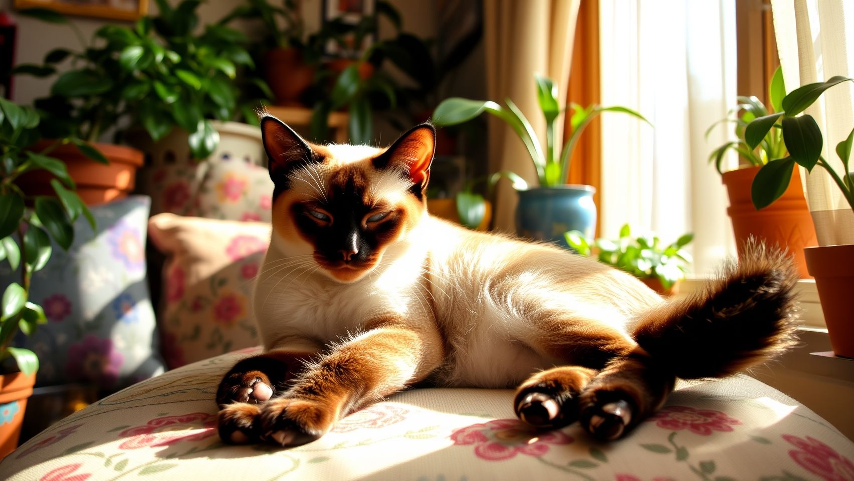 Download Cute Siamese Cat