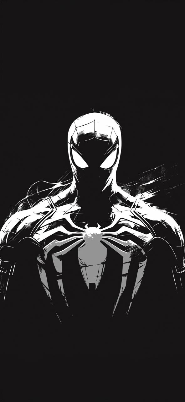 Download Black Suit Symbiote Spiderman Black