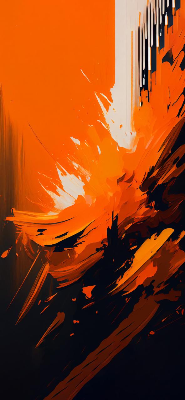 Download Abstract Art Orange