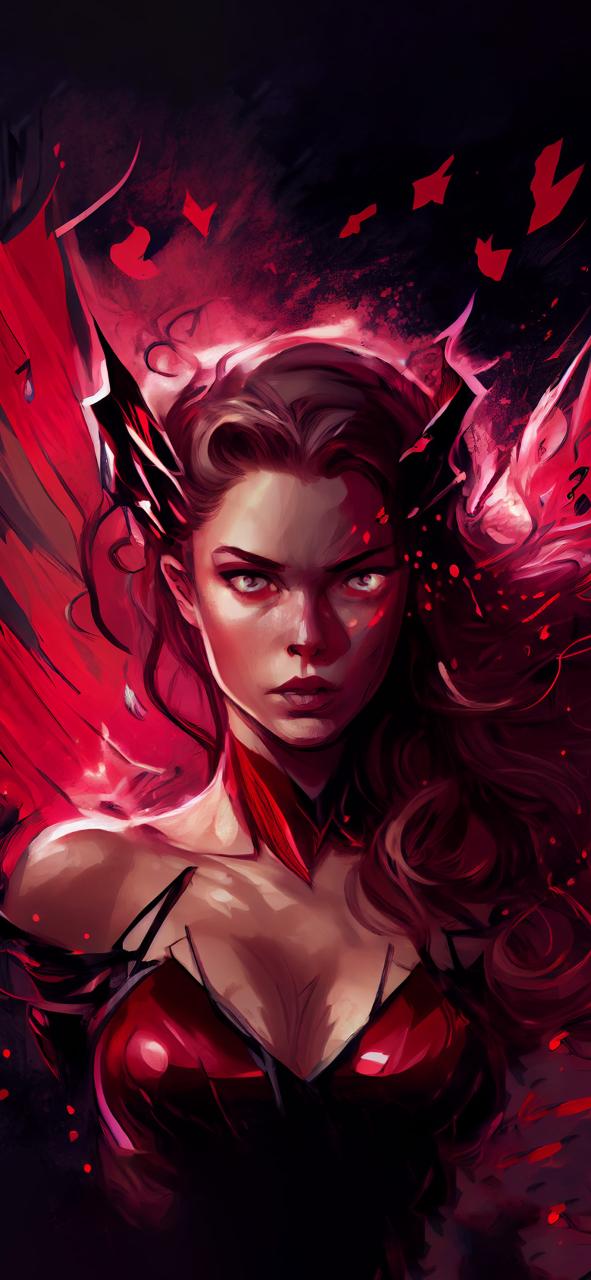 Download Marvel Scarlet Witch Art