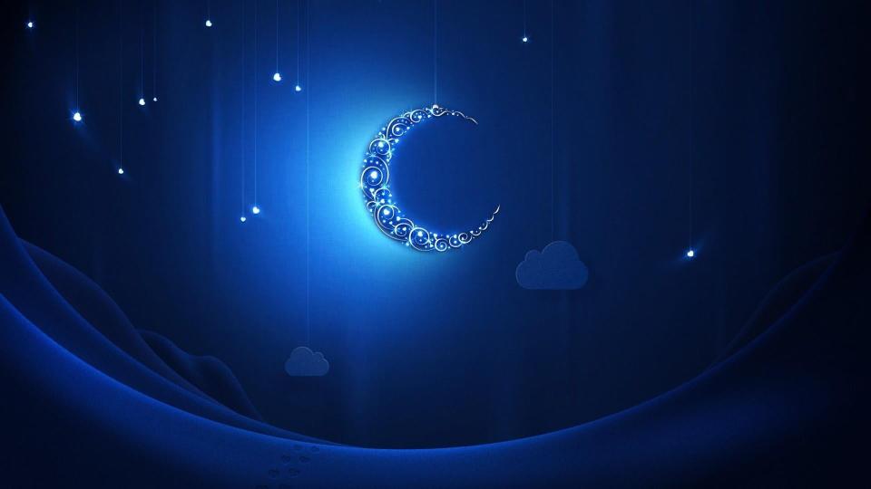 Download moon art ramadan muslim